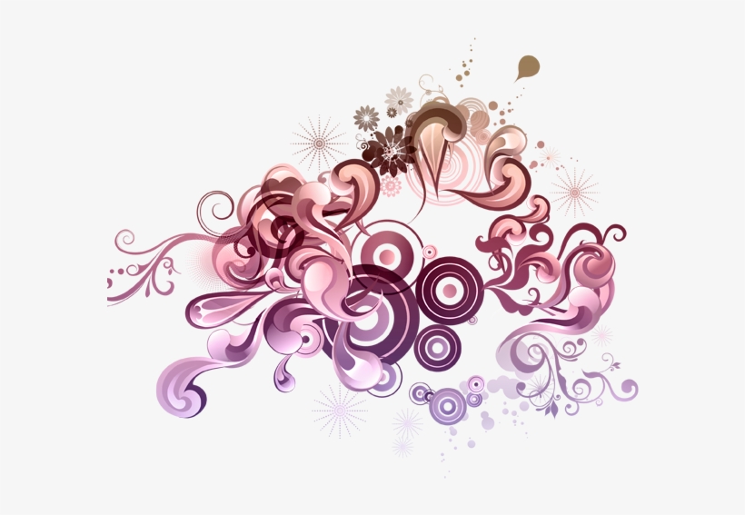 Saint Valentines Vector Swirl Png - Vector Swirls, transparent png download