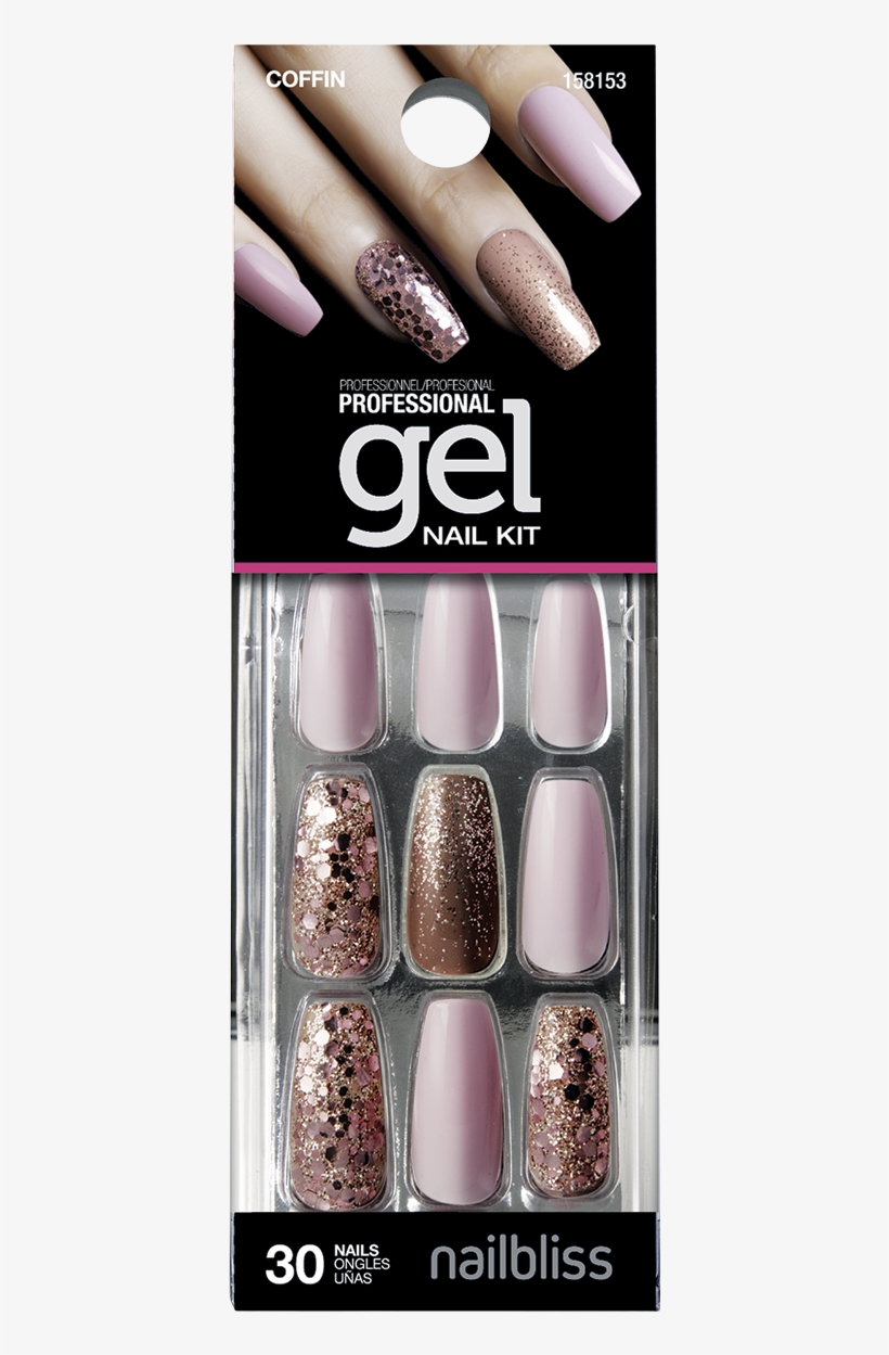 Mermaid's Tale- Gel Nail Kit By Nail Bliss - Gel Nail Ready Set Sparkle Kit Nail Bliss Home. Professional, transparent png download