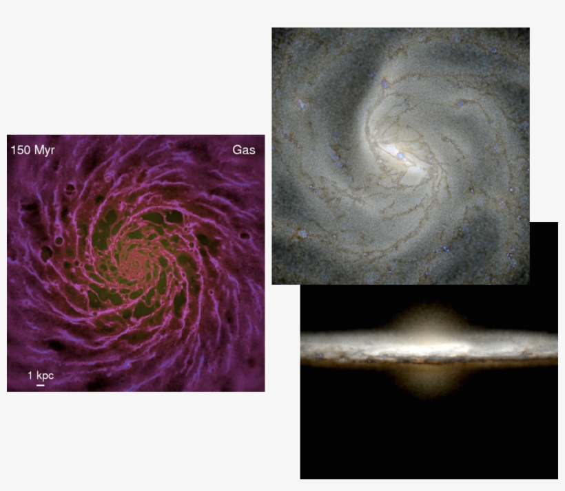 Star Forming Molecular Clouds In Blue/violet, Warm - Milky Way, transparent png download