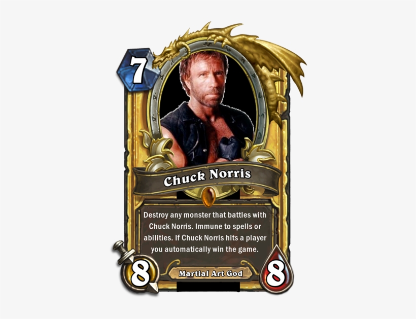 Hearthstone Chuck Norris - Chuck Norris Hearthstone, transparent png download