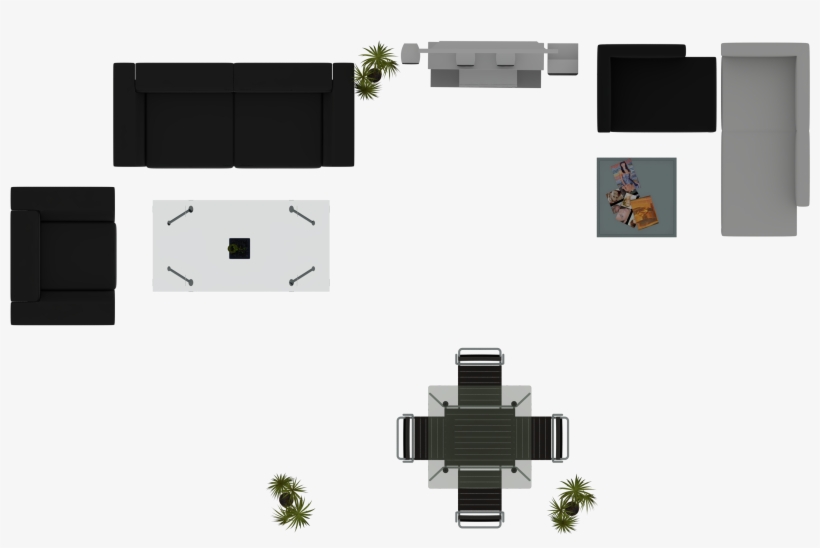 Salon Comunal Muebles Floor Plan Transparent Png 3034x2726