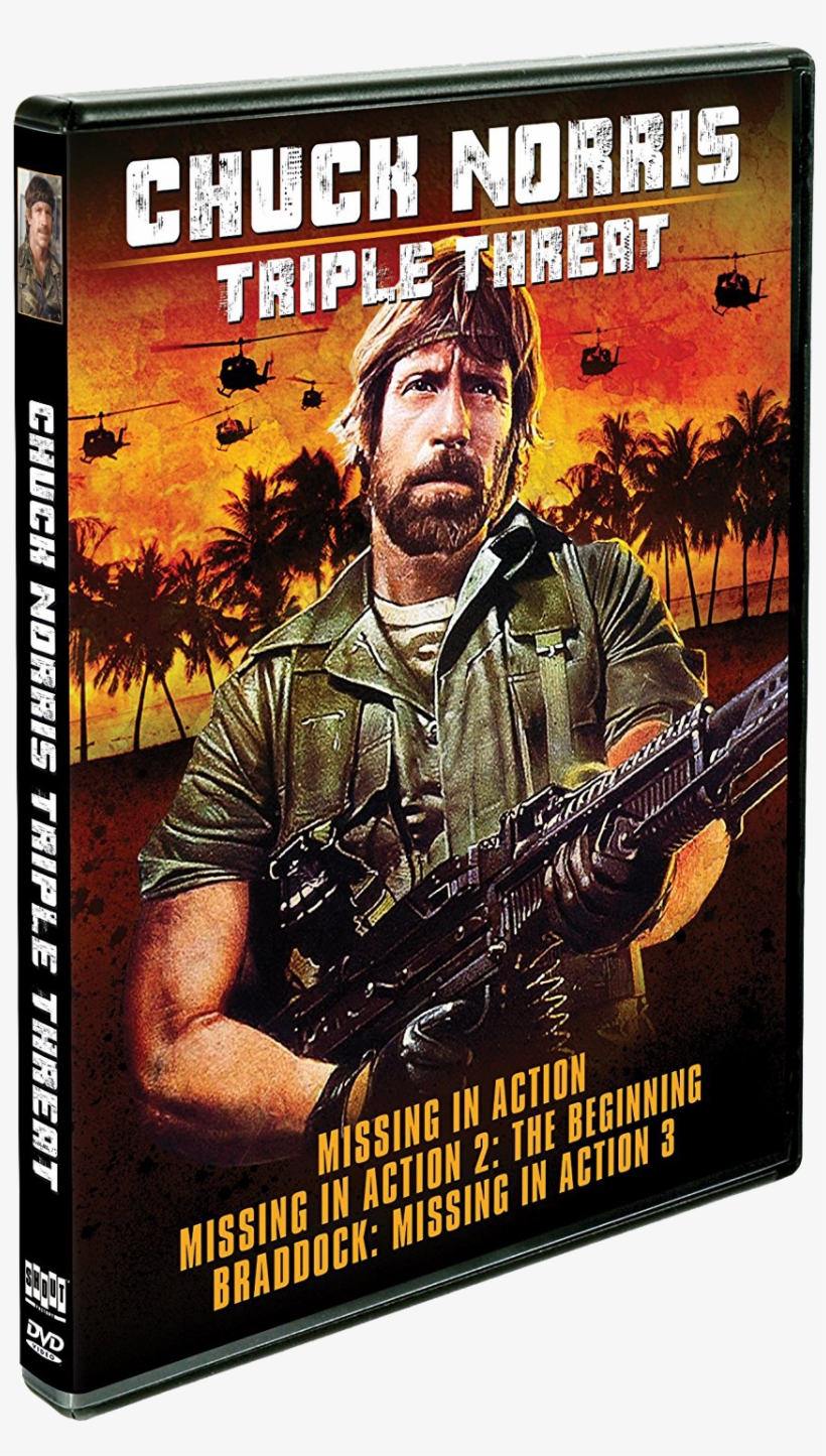Chuck Norris - Shout! Factory Chuck Norris: Triple Threat [dvd], transparent png download