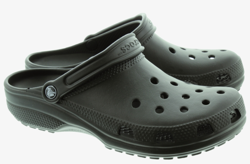 mens black classic crocs
