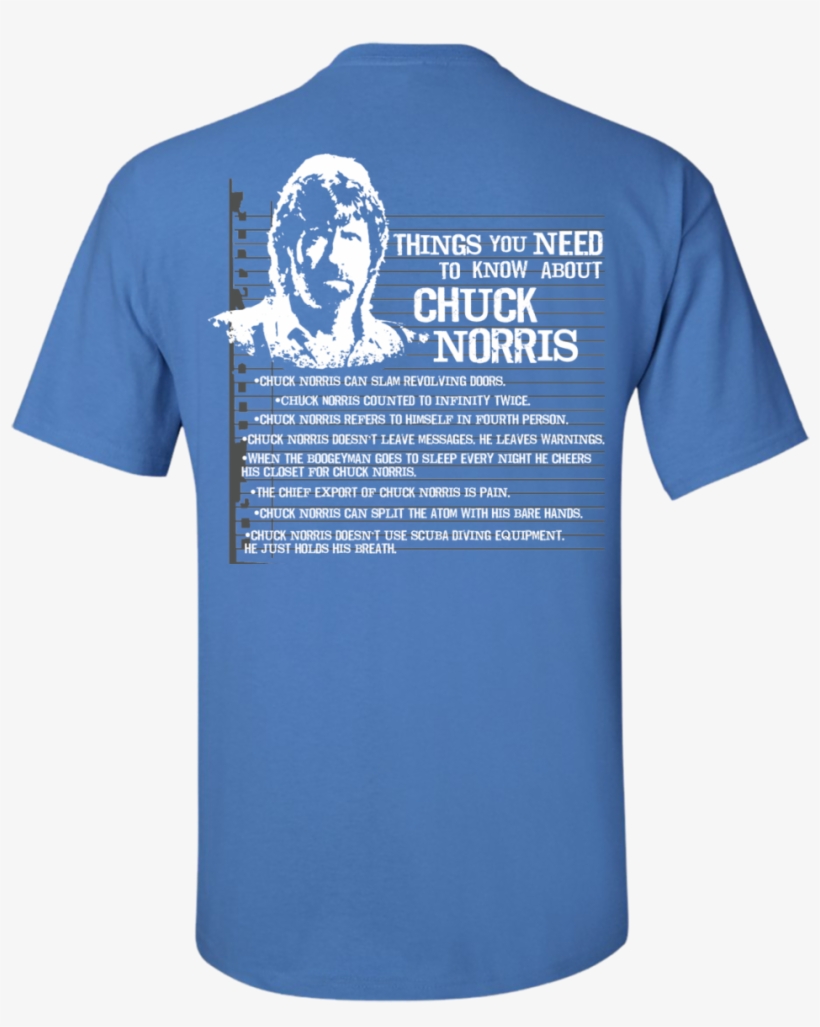 Chuck Norris 10 Things - T-shirt, transparent png download