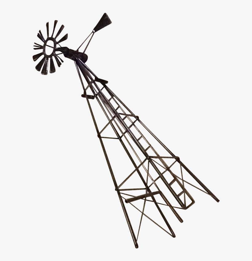 Vintage Replica Metal Farm Sculpture - Farm Windmill Png, transparent png download