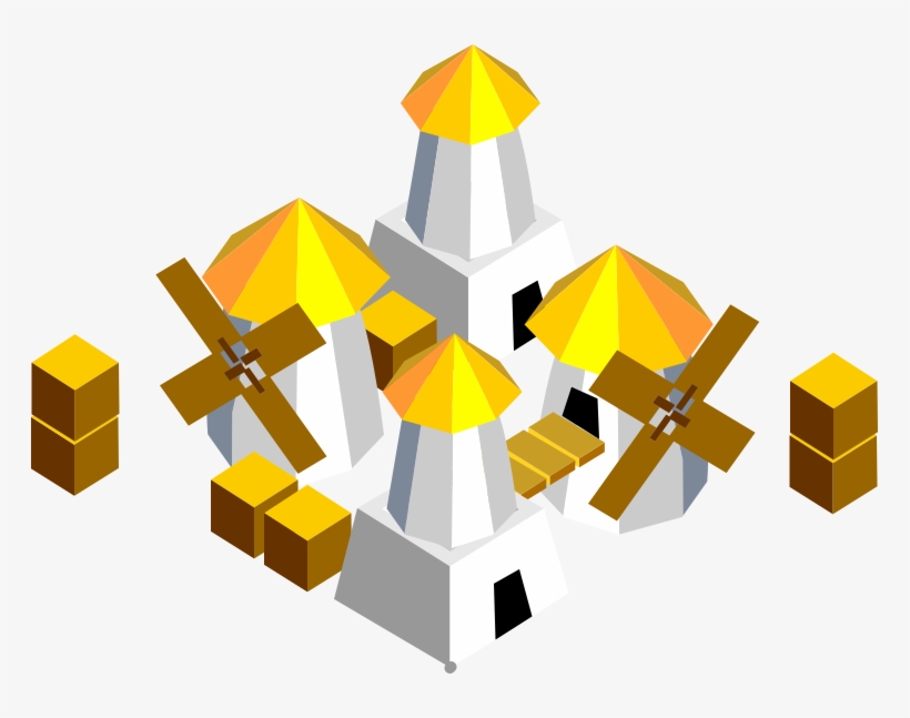 Windmill 6 - Polytopia Sawmill Level 8, transparent png download