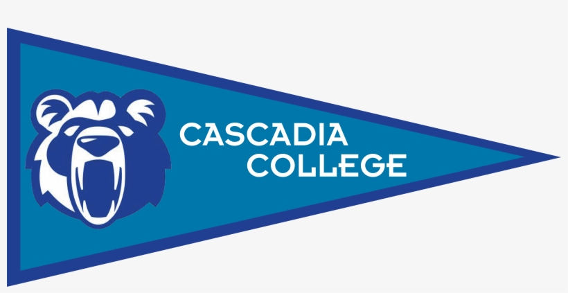 Cascadia College Pennant - Graphic Design, transparent png download
