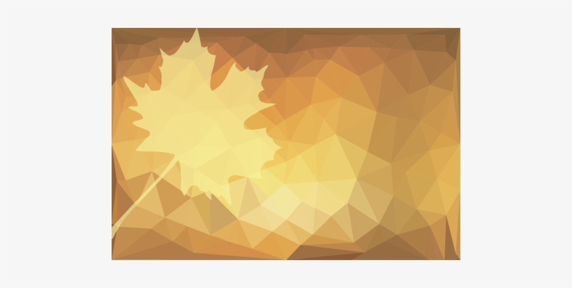 Autumn Polygonal Background, transparent png download