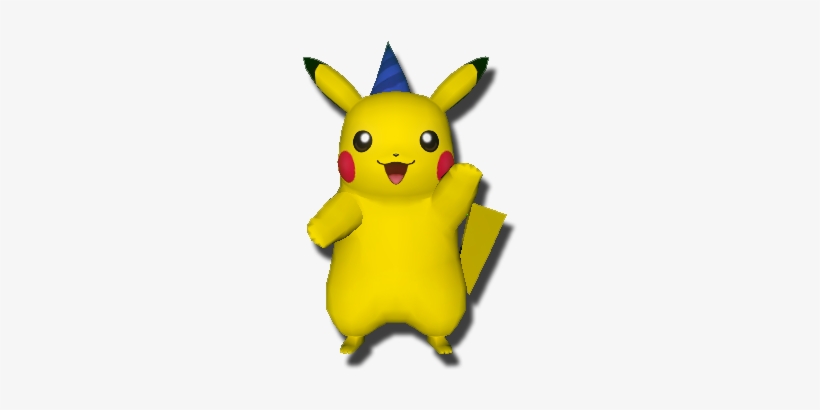 Party Pikachu - Portable Network Graphics, transparent png download