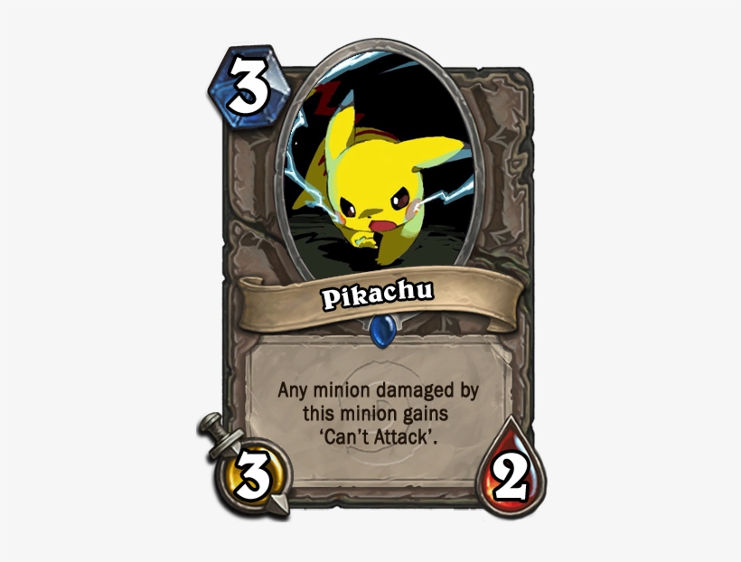 Pikachu - Hearthstone Golden Cards, transparent png download