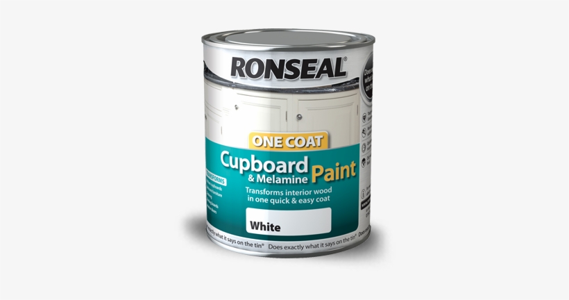 Cupboard Paint 750ml - Ronseal Cupboard Paint White, transparent png download