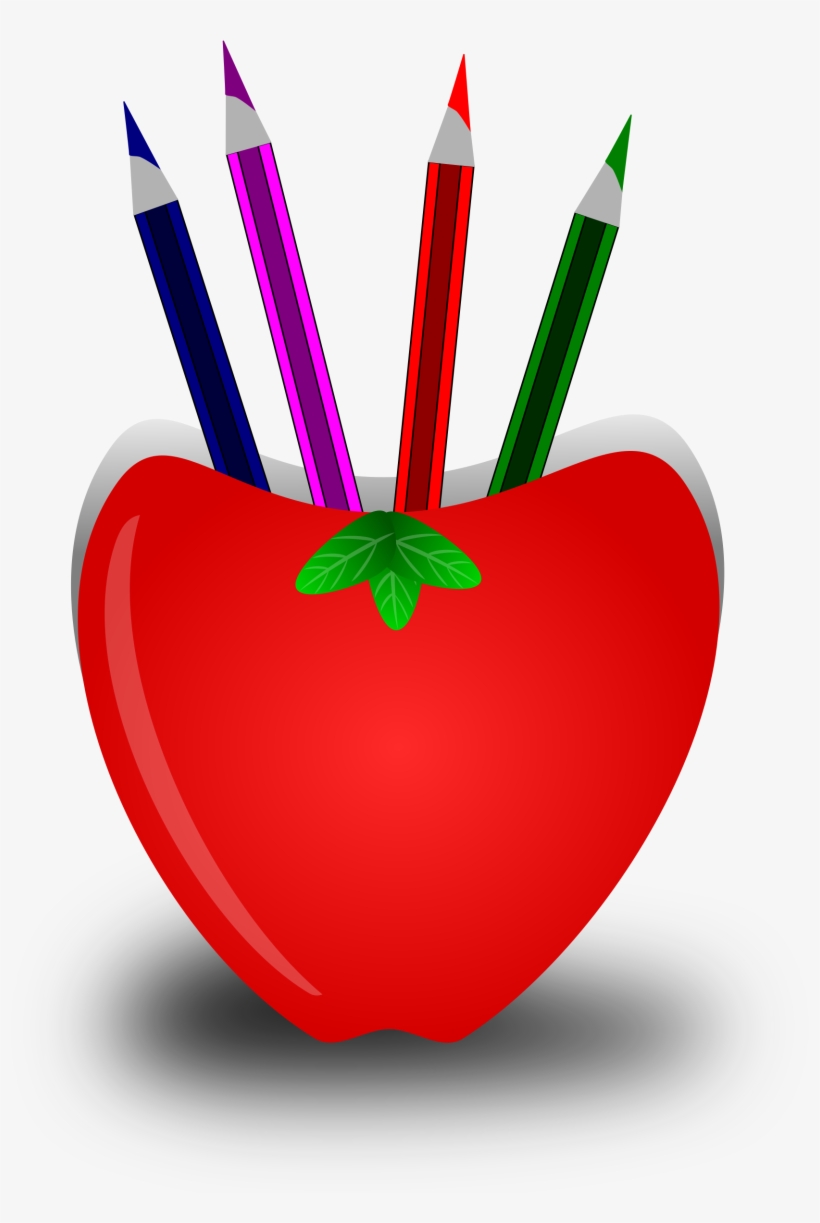 29 Amazing Apple Animated Free - Clipart Of Pen Stand, transparent png download