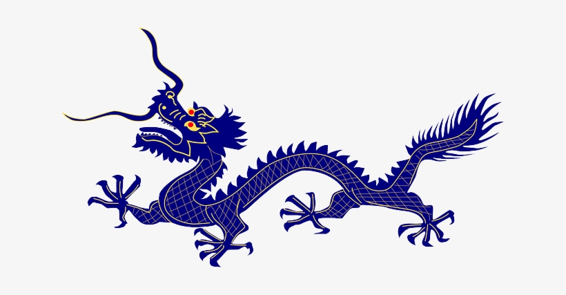 Bluedragon - Chinese Dragon Free Clipart, transparent png download