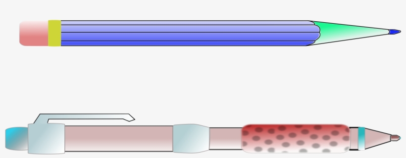 Pencil And Pen Clipart Png, transparent png download