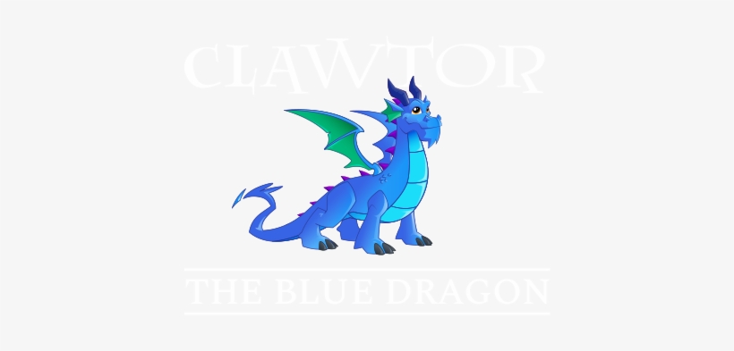 The Blue Dragon's Fierce, And His Breath's Even Worse - Dragons Fairies And Wizards Clawtor, transparent png download