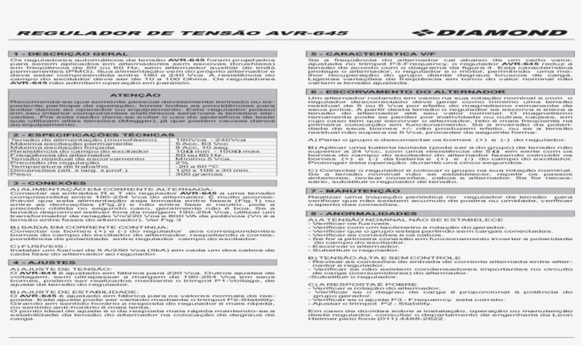 Avr 645 Manual Rh Avr 645 Manual Logoutev De - Document, transparent png download