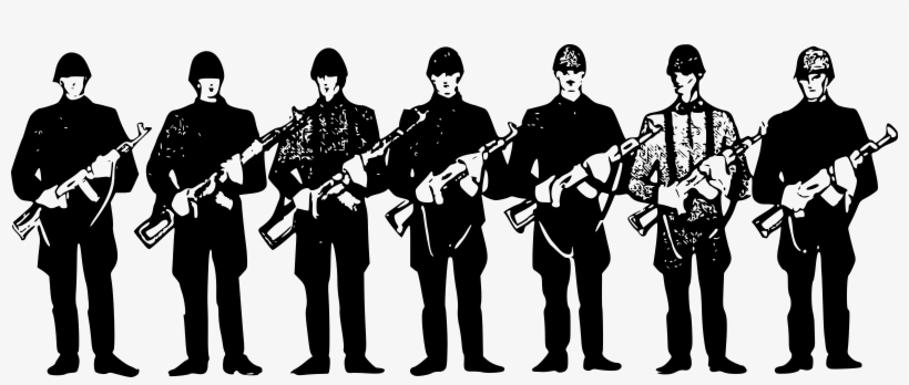 This Free Icons Png Design Of Soldiers With Guns, transparent png download