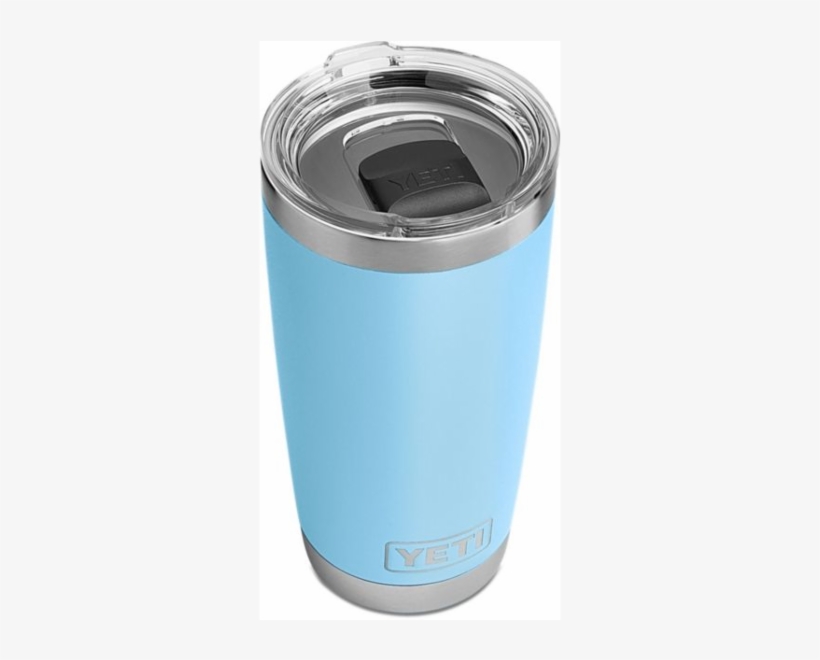 Yeti 20 Oz. Rambler Tumbler W/ Magslider Lid | Blue, transparent png download