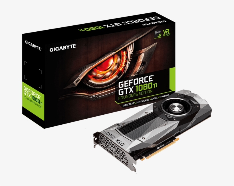 Gigabyte Gtx 1080ti Graphics Card And Blue Yeti Blackout - Gigabyte Geforce Gtx 1080 Ti, transparent png download