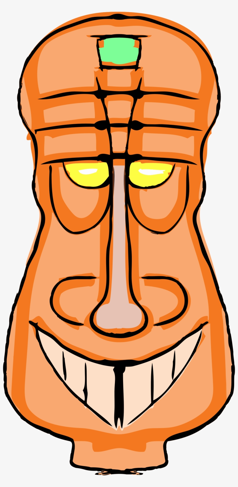 This Free Icons Png Design Of Orange Tiki, transparent png download