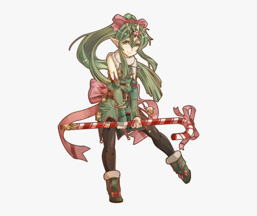 A Christmas Tiki I Did In Honor Of The Fe Heroes Winter - Fire Emblem Tiki Art, transparent png download