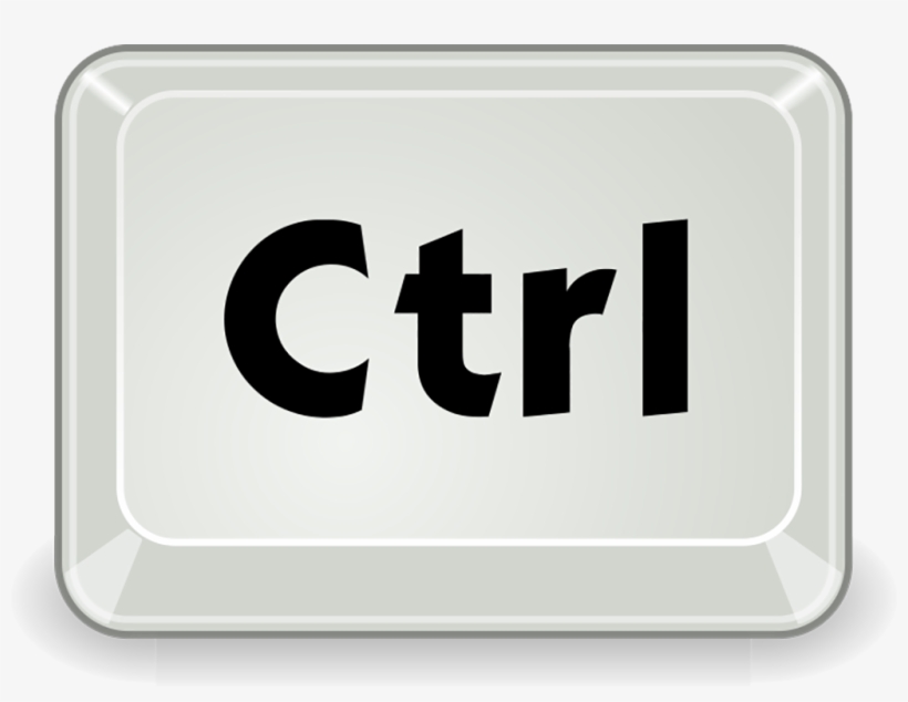 Illustrations Of Control, Alt, Delete, And Two Shapes - Control Alt Delete Keys, transparent png download