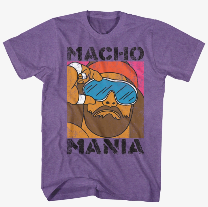 Macho Mania Randy Savage Shirt - T Shirt, transparent png download
