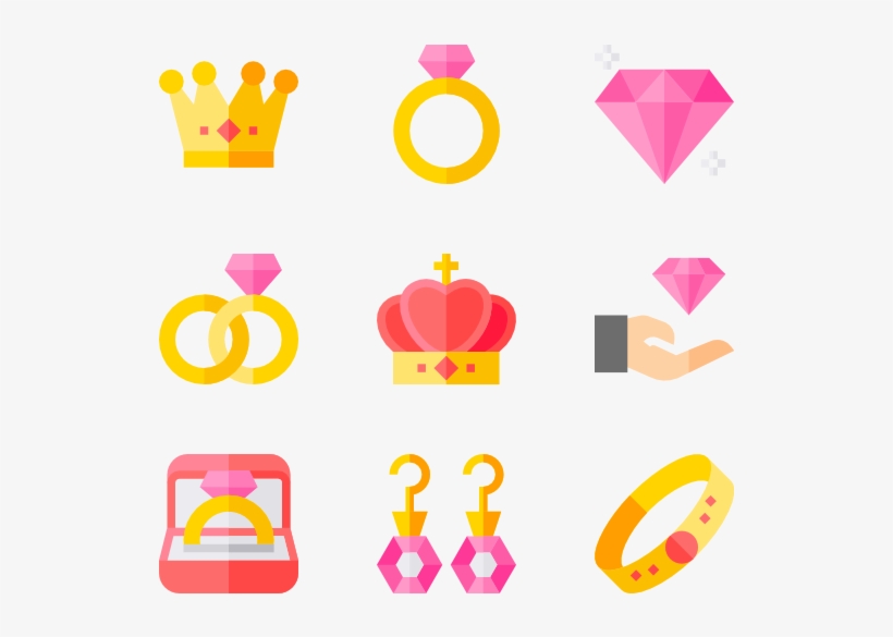 Jewelry 50 Icons - Library, transparent png download