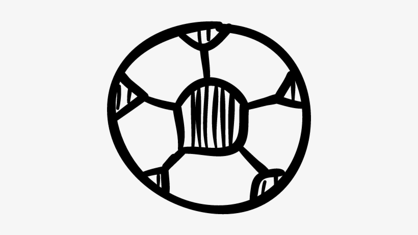 Soccer Ball Hand Drawn Toy Vector - Hand Drawn Soccer Ball Png, transparent png download