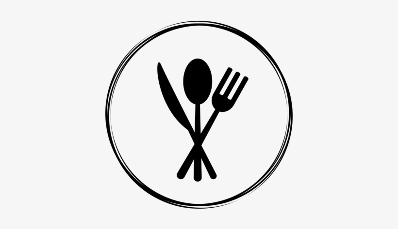 Handdrawn Circle Logo-2 - Tenedor Cuchara Cuchillo, transparent png download