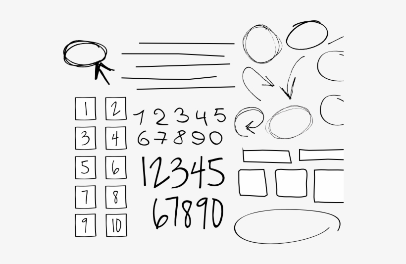 Sketch Shapes - Drawing, transparent png download