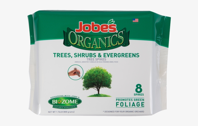 Jobe's Organics Trees, Shrubs And Evergreen Spikes - Jobe's Organic Tree Fertilizer Stakes, Pkg. Of 8, transparent png download