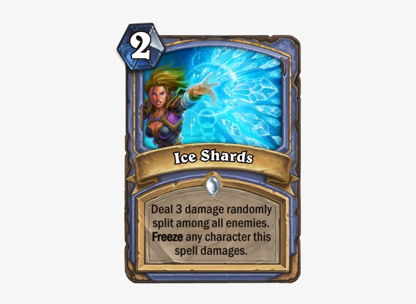 Ice Shards Arcane Missiles For Freeze Mage - Hearthstone Khadgar, transparent png download