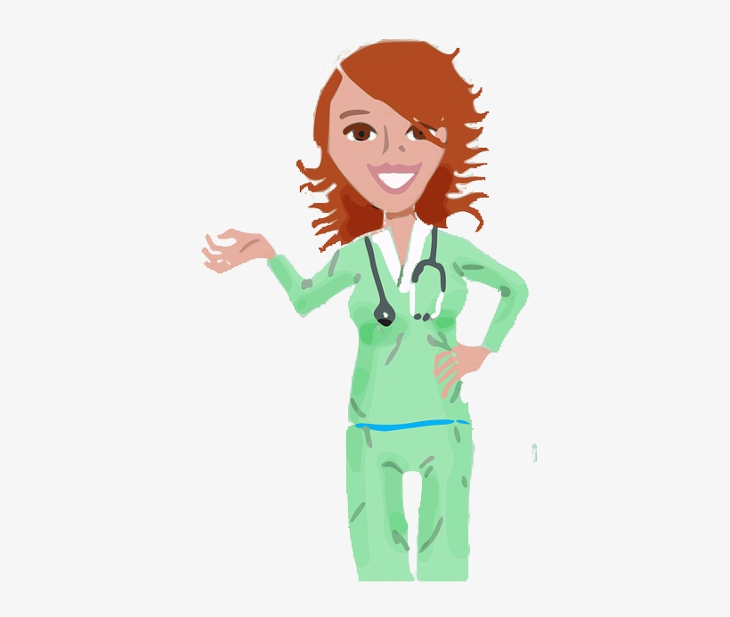 Nurs, Woman, Girl, Health, Hospital, Medical, Nursing - Medical Assistants In Cartoon, transparent png download