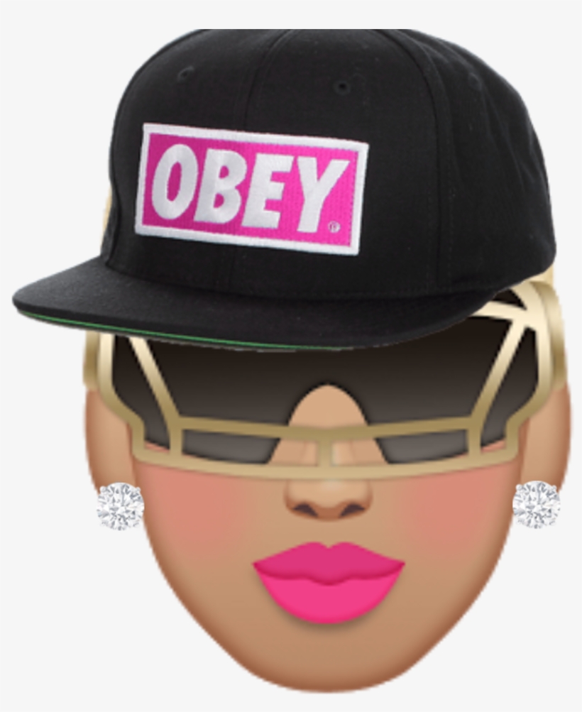 Amberrose Obey Hat Diamonds Glasses - Png Hd, transparent png download