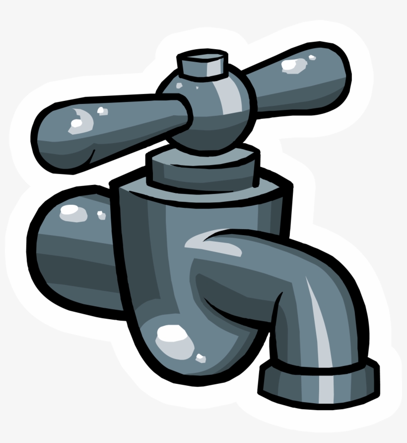 Water Tap Pin 1 - Club Penguin, transparent png download