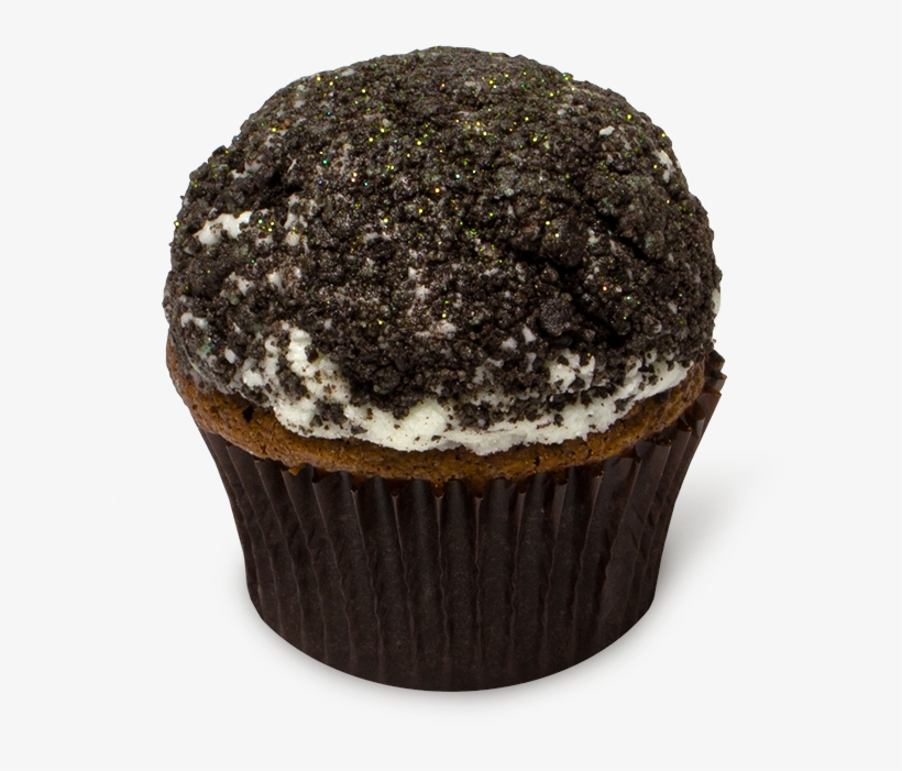 Our Signature Chocolate Cupcake With Mint Oreo Cookies - Cupcake, transparent png download