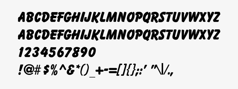 Font Preview Bazooka Regular - Bazooka Font, transparent png download