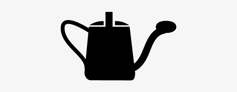 Watering Can Silhouette Vector - Regadera Silueta, transparent png download