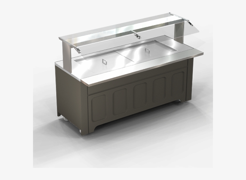 Convection Heated Chest For Speed Lines, Nsf2, 79\ - Stainless Steel Salad Bar, transparent png download