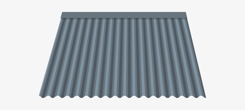 Corrugated Metal Roof And Wall Panels - Roof, transparent png download