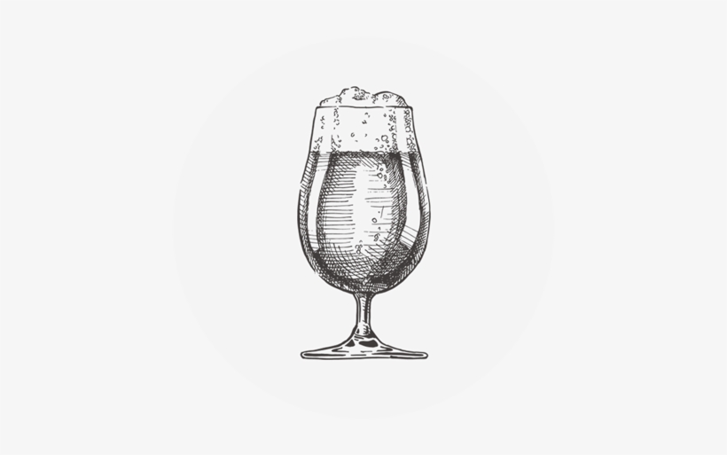 Cachorro Ovelheiro - Tulip Glass Drawing, transparent png download