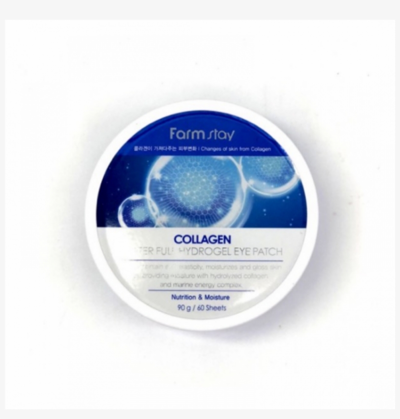 Farmstay Collagen Waterfull Hydrogel Eye Patch 90g - Collagen Water Full Hydrogel Eye Patch, transparent png download