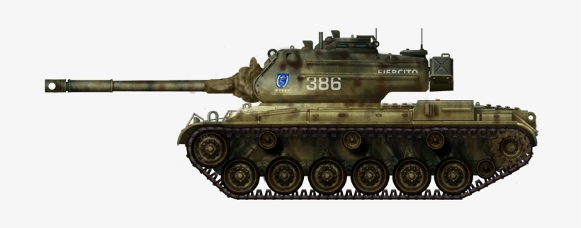 M47e Patton - Vietnam War T 34, transparent png download