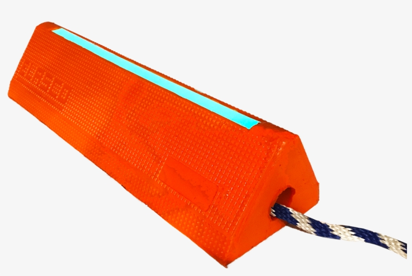 Aircraft Chock With Glow & Reflectors, Orange - Snow Shovel, transparent png download
