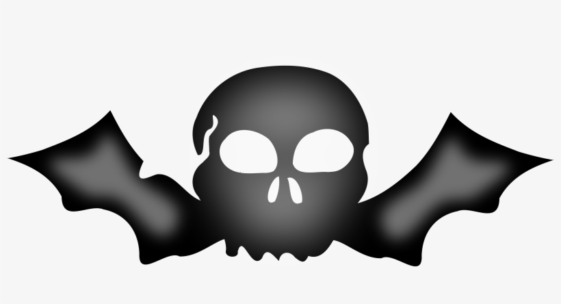 This Free Icons Png Design Of A Skull With Bat Wings, transparent png download