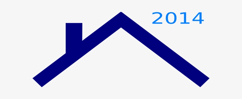Banner Library Download Blue Logos - House Roof Clip Arts, transparent png download