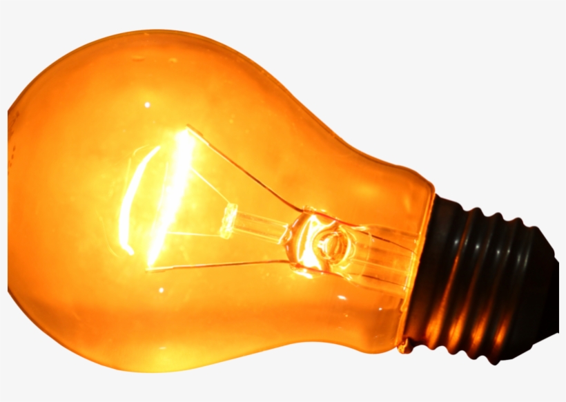 Glow Clipart Buld - Glow Light Bulb Png, transparent png download