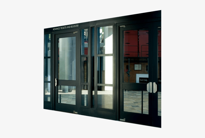 Ellison Balanced Entrance Doors At Monterey Bay Aquarium - Screen Door, transparent png download