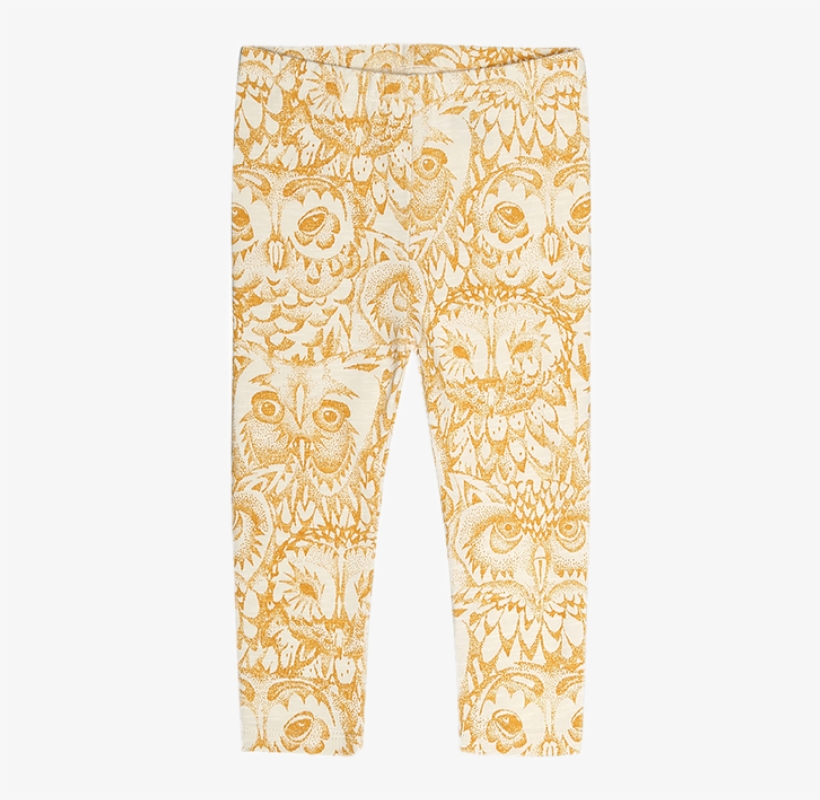 Soft Gallery Paula Leggings Golden Glow - Soft Gallery Owl Beanie (cream) 4-6 År, transparent png download
